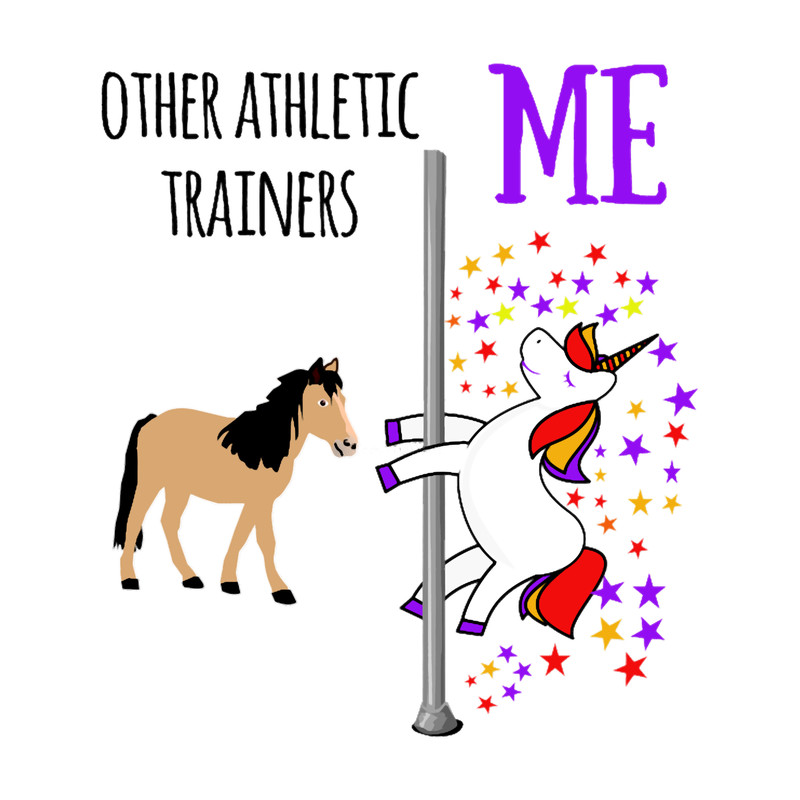 Other Athletic Trainers Me, Horse Unicorn Athletic Trainer Gifts.png