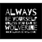 Always be yourself unless you can be wolverine then always be wolverine .png