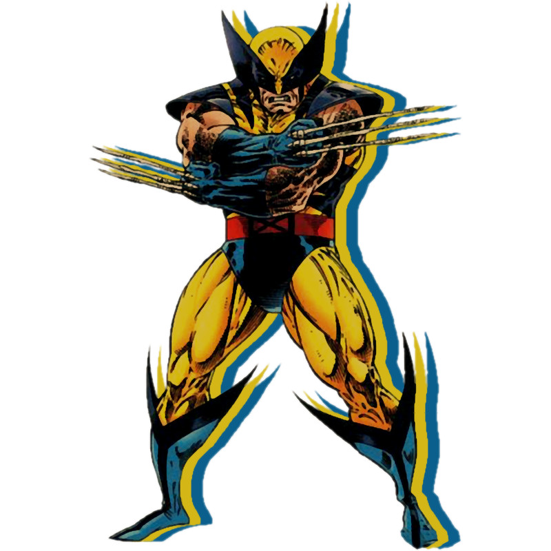 retro comic-style wolverine! .png