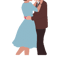 Mike and Eleven Kissing.png