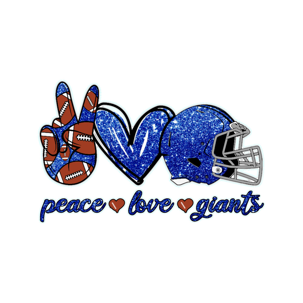 Peace Love Giants - Football Team Active .png