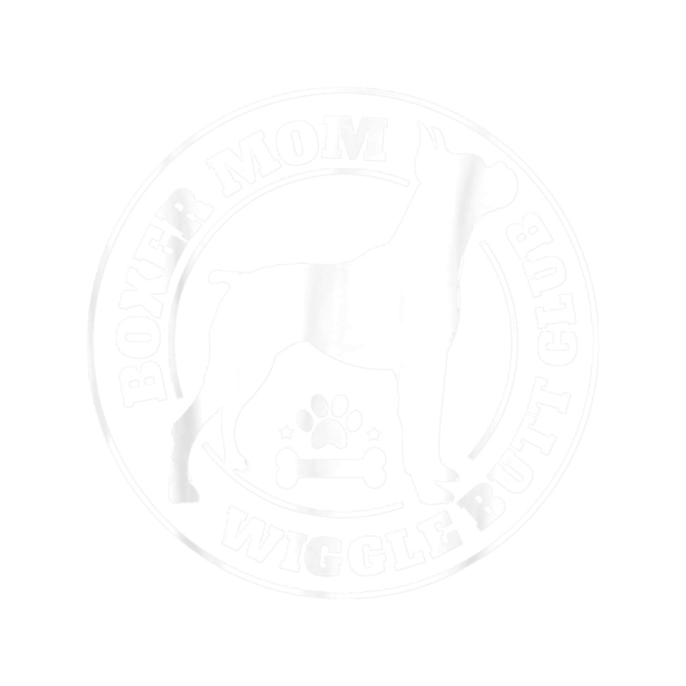 Boxer Mom Wiggle Butt Club, Boxer, Dog.png