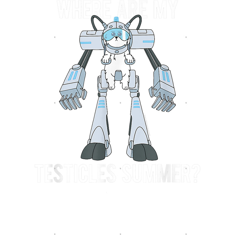 Robot Dog Where Are My Testicles Funny.png