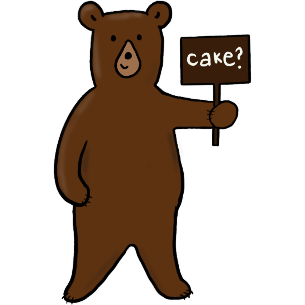 Cake Cute Bear Illustration.png
