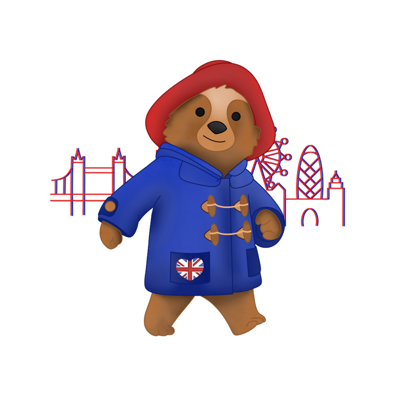 London Bear in Red Hat.png