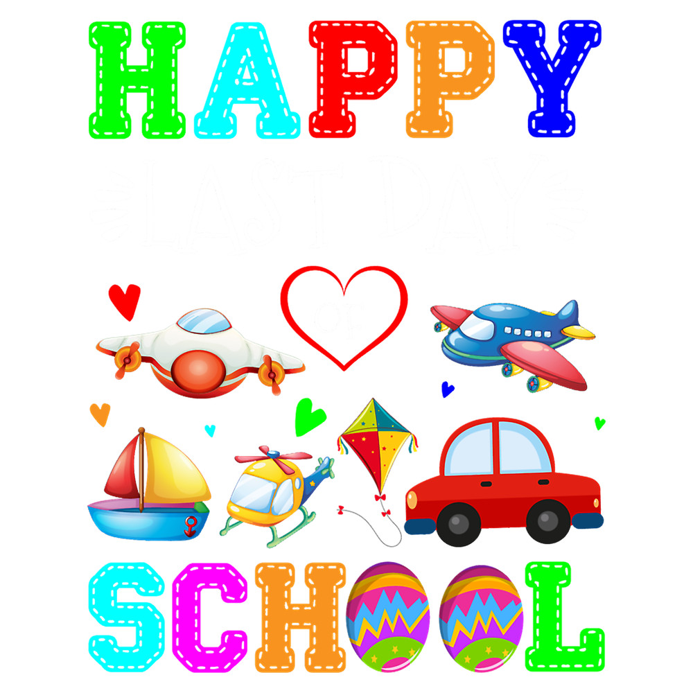 Happy Last Day Of School Teacher Student Graduation Cute kids toy.png