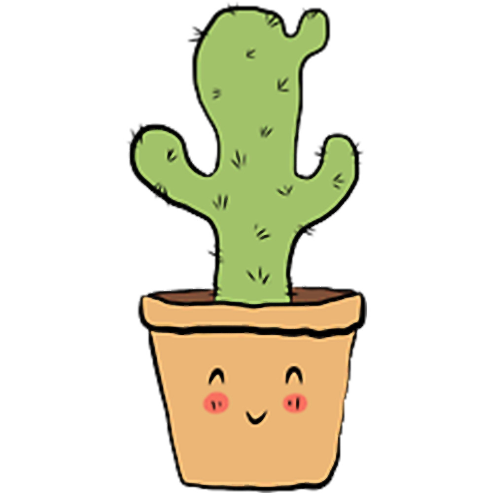 Cute happy cacti .png