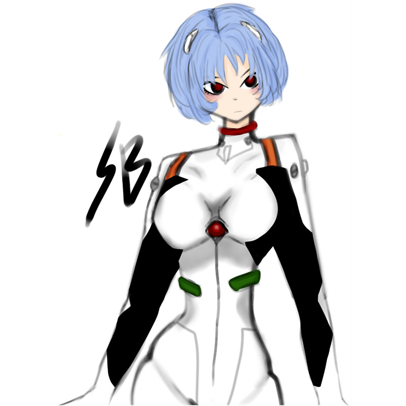 Rei Ayanami - Neon Genesis Evangelion Long .png