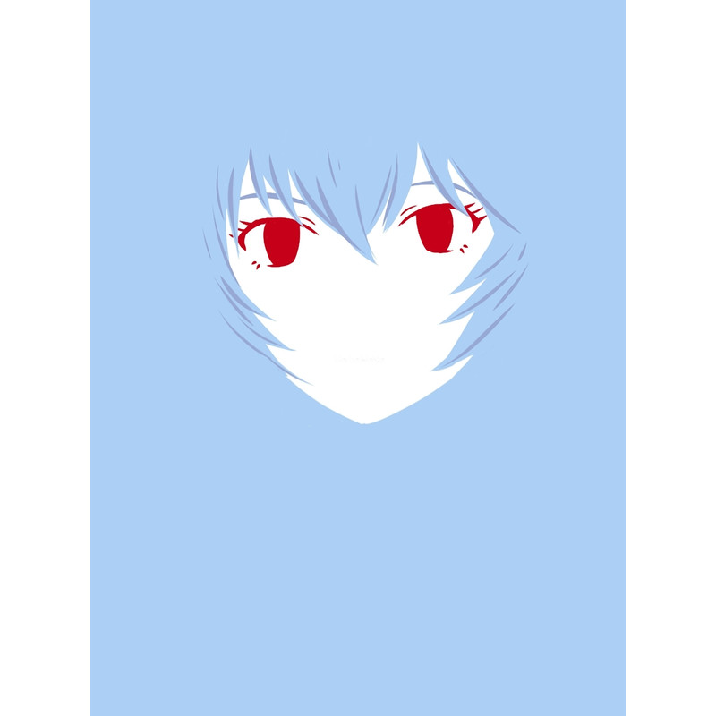 Rei Ayanami Red eyes Graphic .png