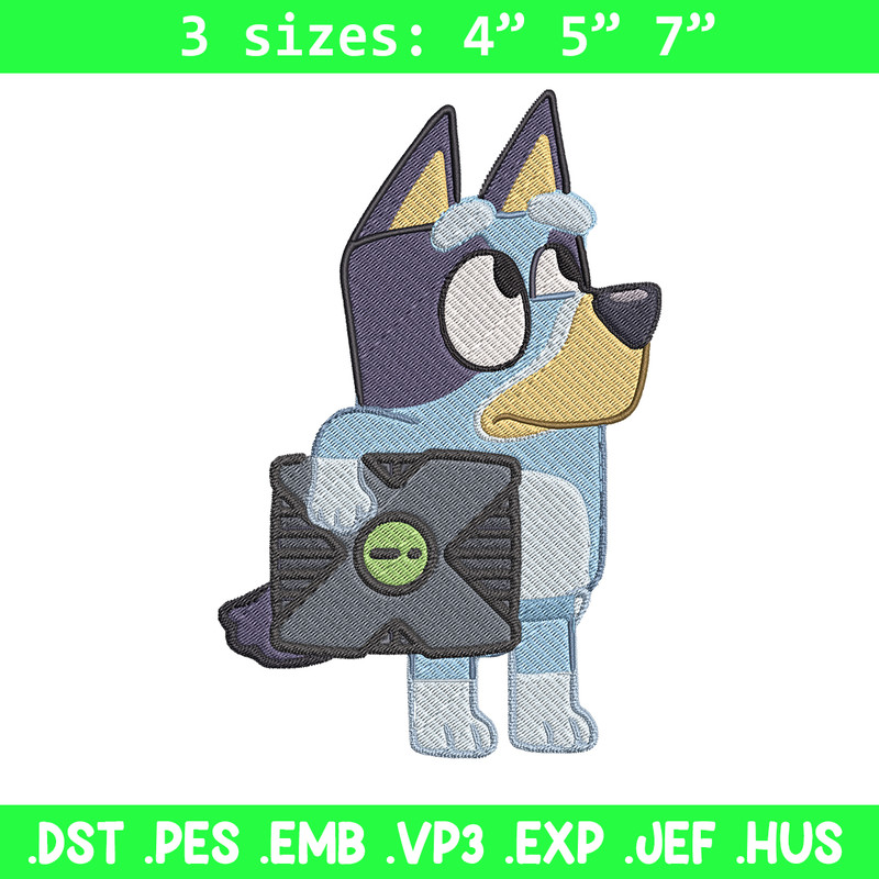 Bluey cartoon Embroidery, Bluey Embroidery, Embroidery File, cartoon design, cartoon shirt, Digital download..jpg
