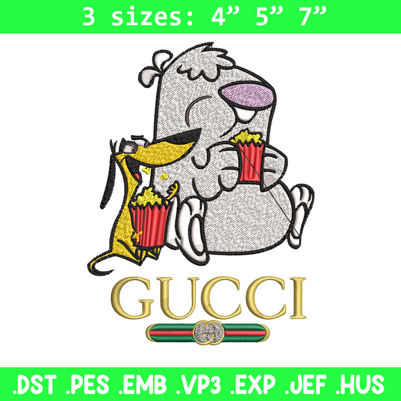 Cartoon Gucci Embroidery design, Cartoon Gucci Embroidery, cartoon design, Embroidery File, Gucci logo, Digital download.jpg