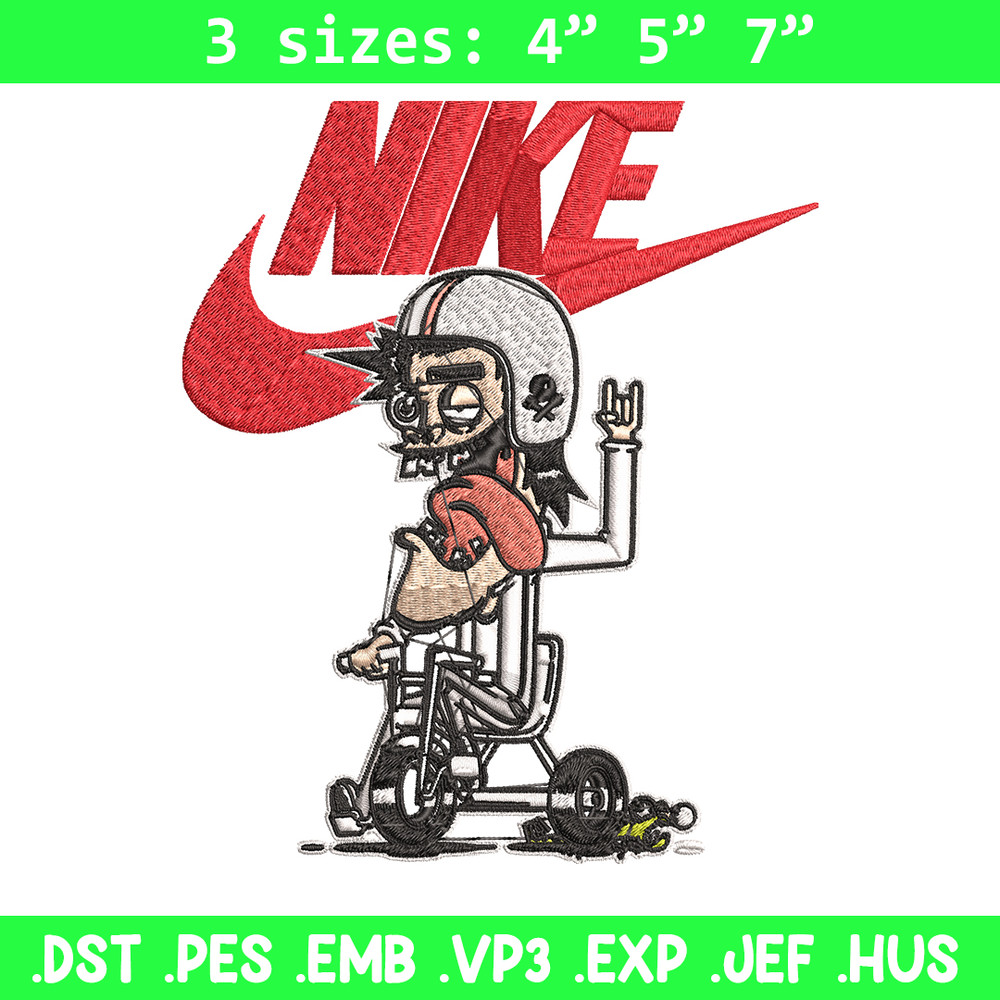 Cartoon Nike Embroidery design, Cartoon funny Embroidery, Nike design, Embroidery file, logo shirt, Instant download..jpg