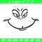Grinch smile embroidery design,Grinch embroidery, Chrismas design, Embroidery shirt, Embroidery file, Digital download..jpg