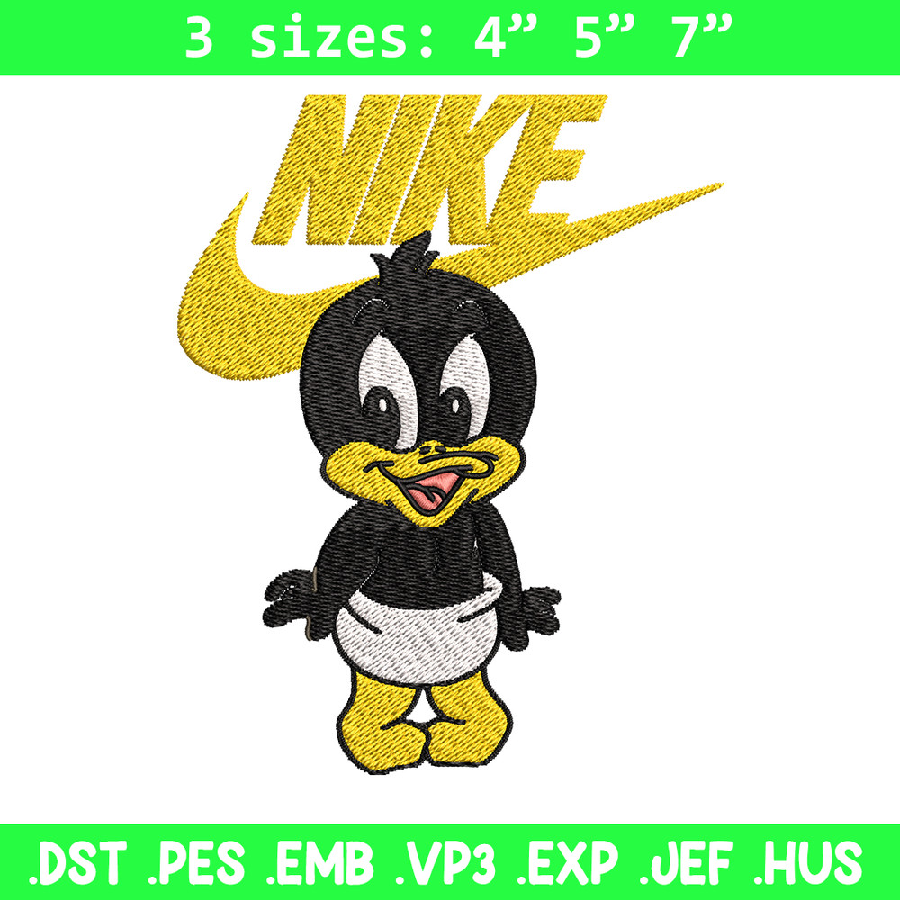 Looney Tunes Nike Embroidery design, Looney Tunes Embroidery, Nike design, Embroidery file, logo shirt, Instant download.jpg