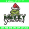 Merry Grinch Embroidery design, Grinch Merry Christmas Embroidery, Grinch design, Embroidery File, Digital download..jpg