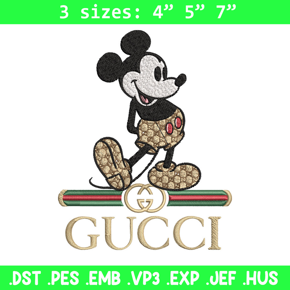 Mickey gucci Embroidery Design, Gucci Embroidery, Embroidery File,Logo shirt, Sport Embroidery,Digital download.jpg