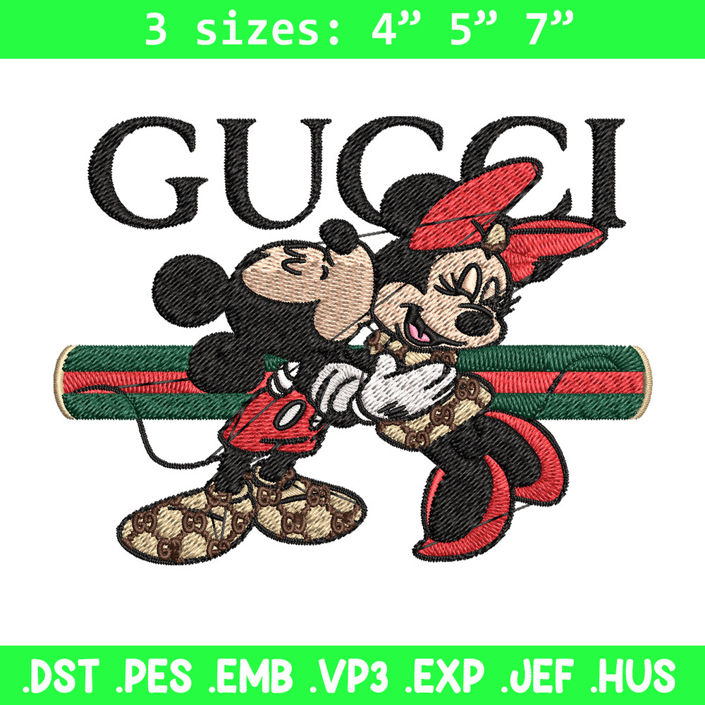 Mickey minnie Embroidery Design, Gucci Embroidery, Embroidery File, Logo shirt, Sport Embroidery, Digital download..jpg