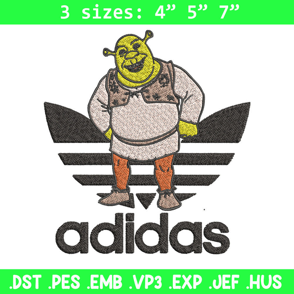 Monster adidas Embroidery Design, Adidas Embroidery, Embroidery File, Brand Embroidery, Logo shirt, Digital download.jpg