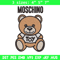 Moschino Kids Teddy logo Embroidery design, Moschino Embroidery, logo design, Embroidery File, Instant download..jpg