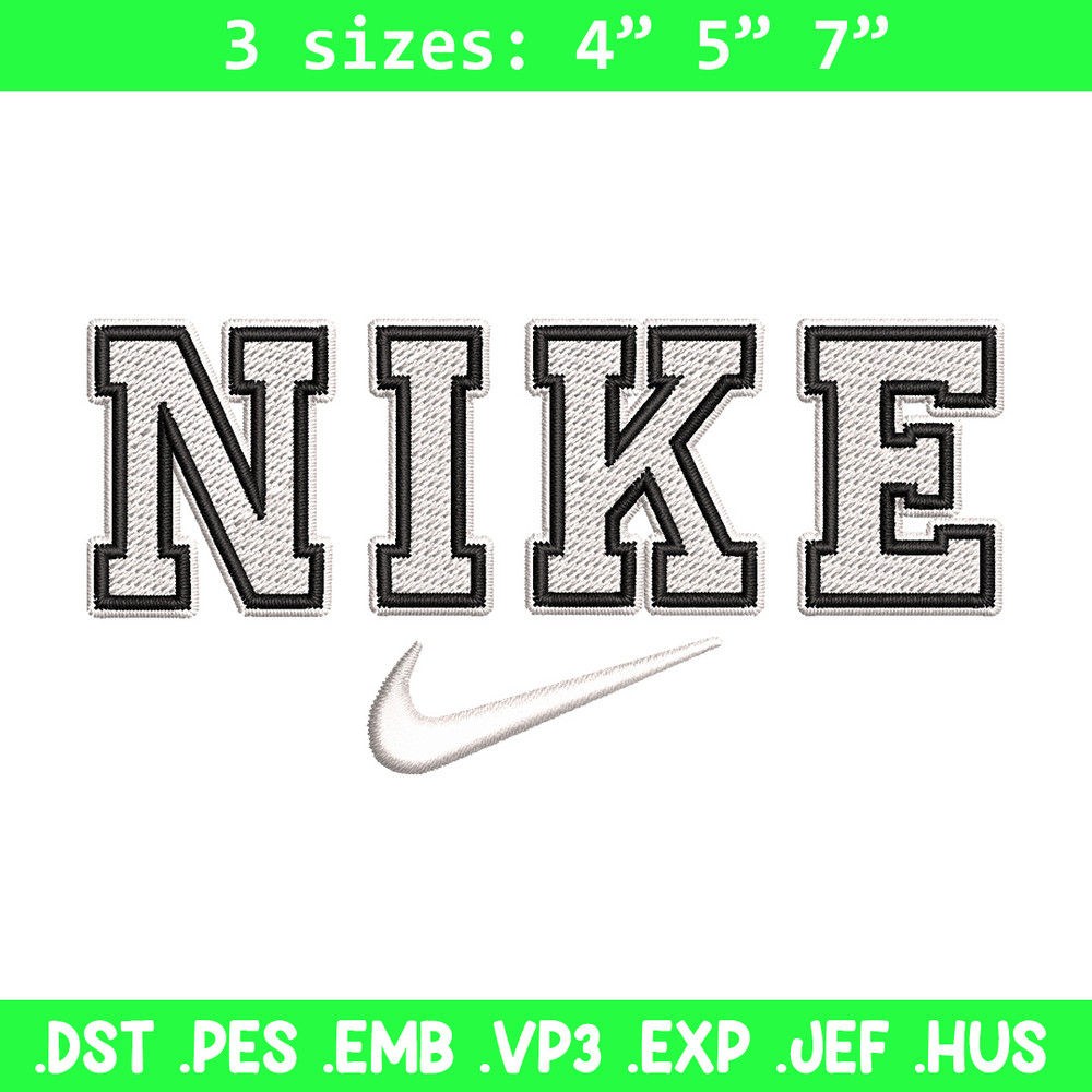 Nike black white embroidery design, Nike embroidery, Nike design,Embroidery file,Embroidery shirt,Digital download.jpg