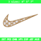 Nike brown embroidery design, Nike embroidery, Nike design, Embroidery shirt, Embroidery file, Digital download.jpg