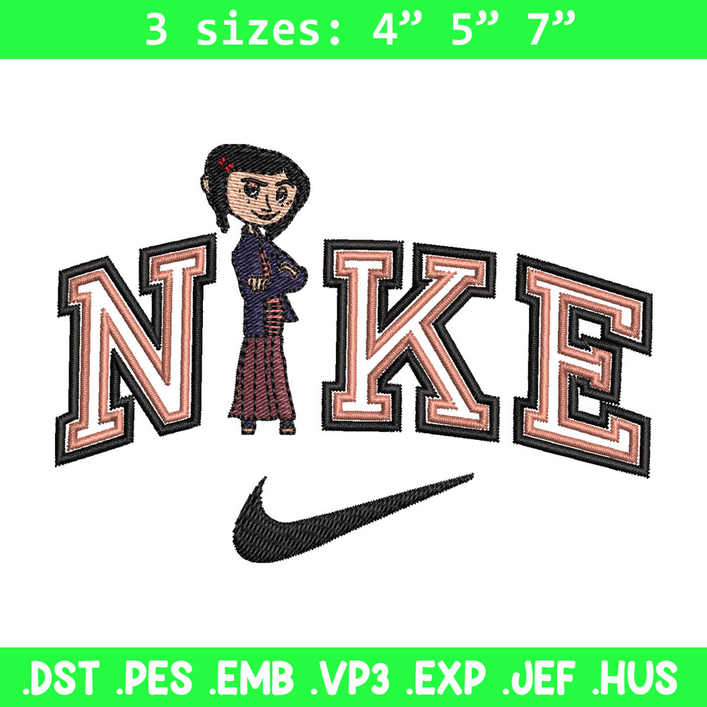 Nike china girl embroidery design, Girl embroidery, Nike design, Embroidery shirt, Embroidery file,Digital download.jpg