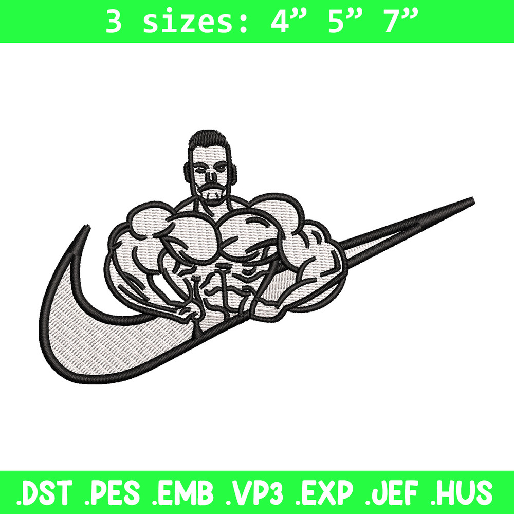 Nike chris embroidery design, Chris Bumstead embroidery, Nike design, Embroidery shirt, Embroidery file,Digital download.jpg