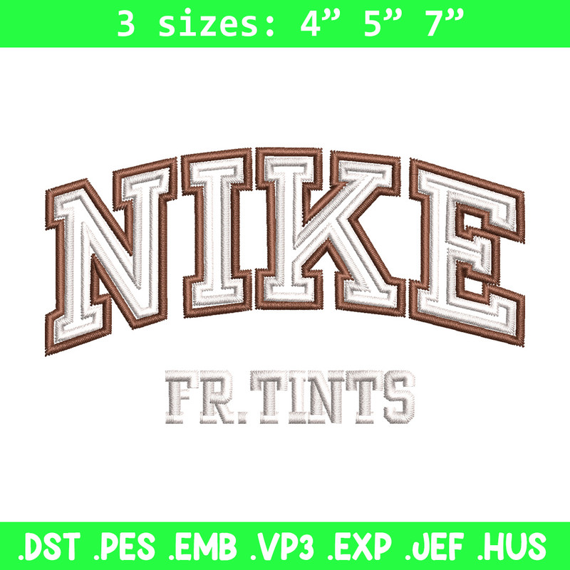 Nike fr tints embroidery design, Nike embroidery, Nike design, Embroidery shirt, Embroidery file,Digital download.jpg
