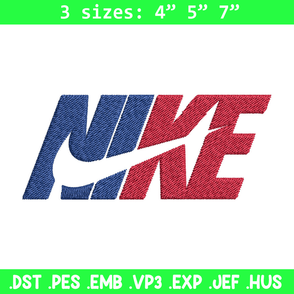 Nike red blue design Embroidery Design, Brand Embroidery, Nike Embroidery, Embroidery File, Logo shirt, Digital download.jpg