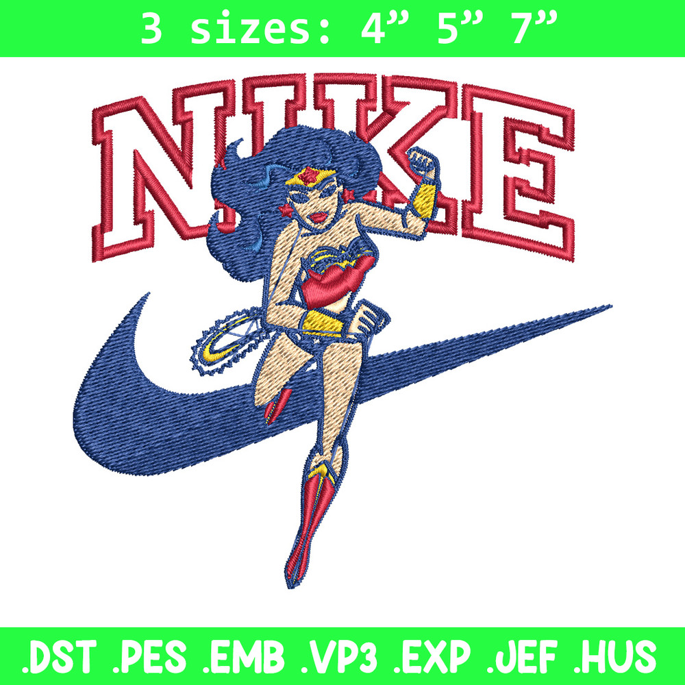 Nike wonder woman Embroidery Design, Brand Embroidery, Nike Embroidery, Embroidery File, Logo shirt,Digital download.jpg