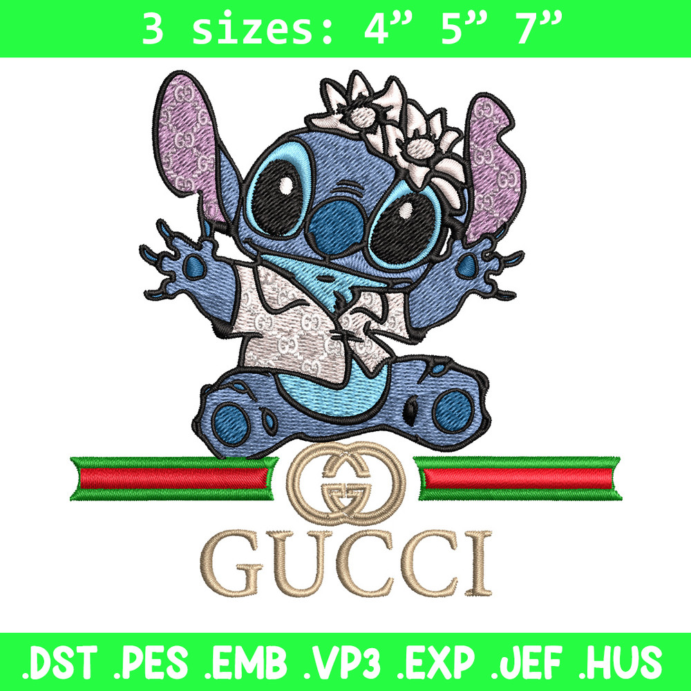 Stitch baby gucci Embroidery Design, Gucci Embroidery, Embroidery File, Logo shirt, Sport Embroidery, Digital download..jpg