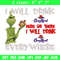 The Grinch I will drink Christmas Embroidery design, Grinch Embroidery, Grinch design, Embroidery file, Instant download.jpg