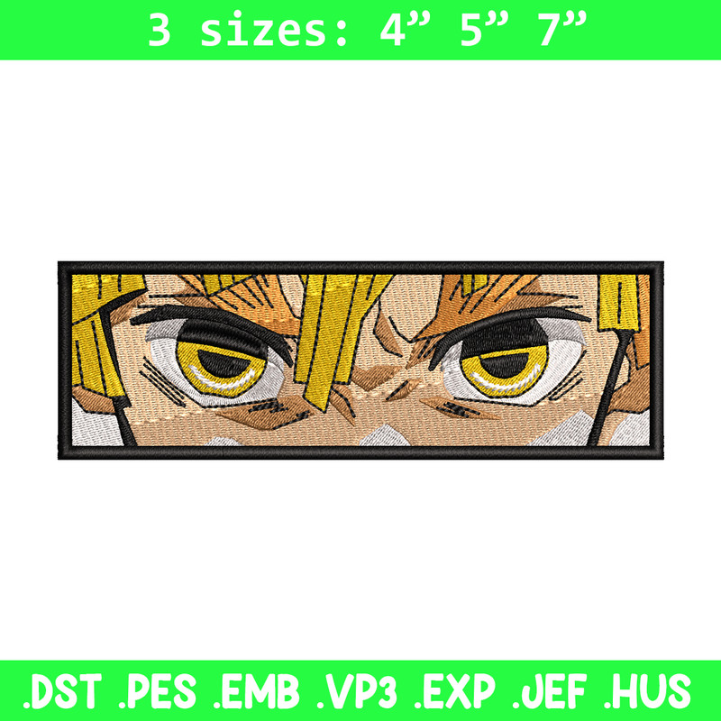 Zenitsu eyes Nike embroidery design, Kimetsu no Yaiba embroidery, Nike design, anime design, Digital download.jpg