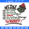 Grinch Christmas My Day Embroidery design, Grinch christmas Embroidery, Grinch design, Embroidery File, Instant download.jpg