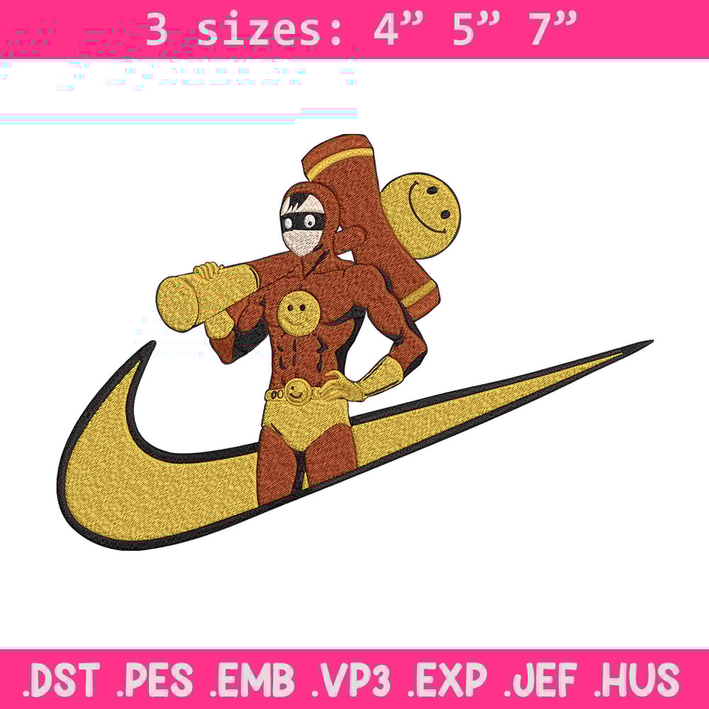Smile Man nike Embroidery Design, One punch man Embroidery, Embroidery File,Nike Embroidery,Anime shirt,Digital download.jpg