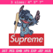 Stitch Supreme Embroidery design, cartoon Embroidery, cartoon design, Embroidery File, cartoon shirt, Digital download..jpg