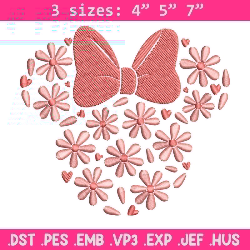 Strawberry Minnie Mouse Embroidery Design, Disney Embroidery, cartoon shirt, Embroidery File, Digital download..jpg