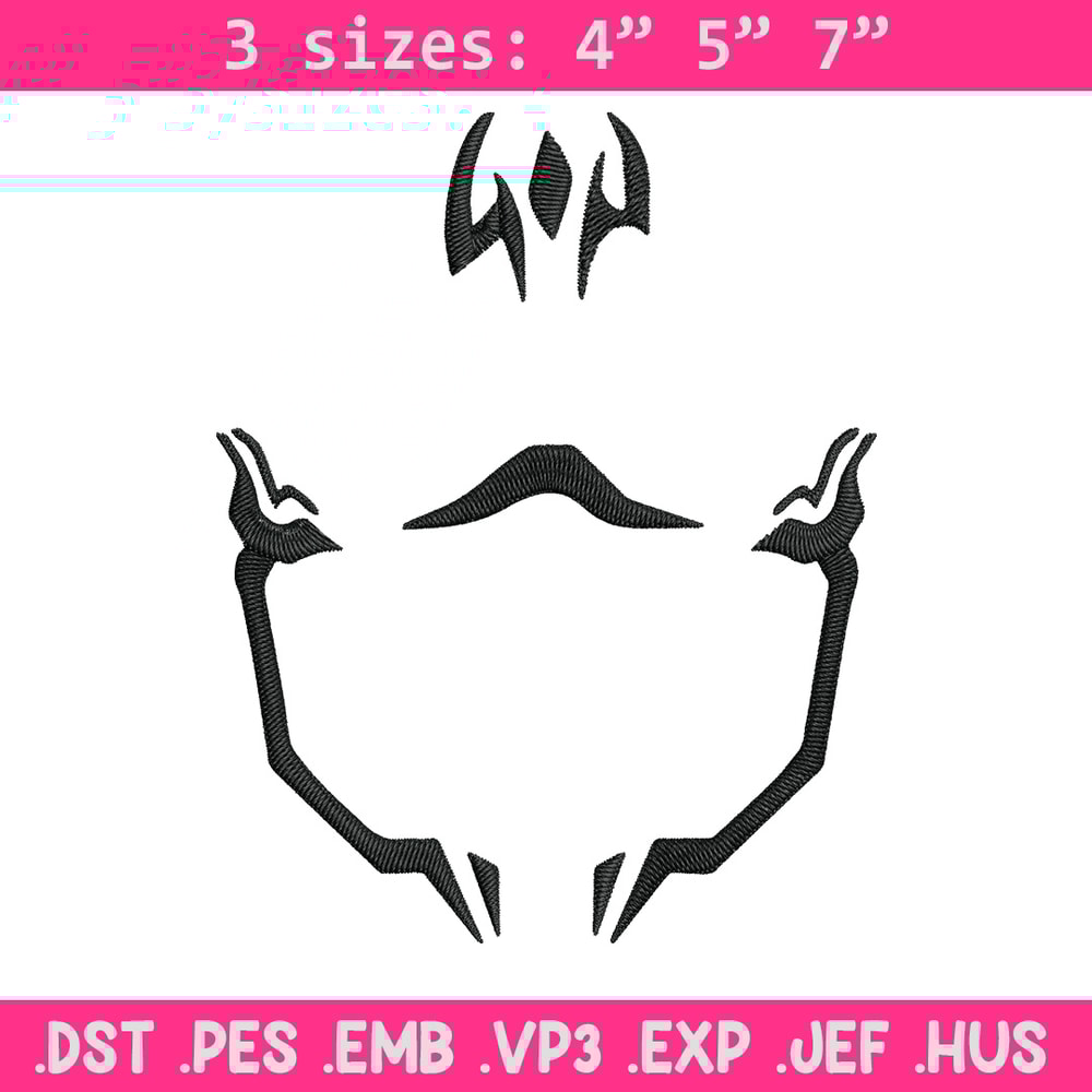 Sukuna Curses Embroidery Design, Jujutsu Embroidery, Embroidery File, Anime Embroidery, Anime shirt, Digital download.jpg