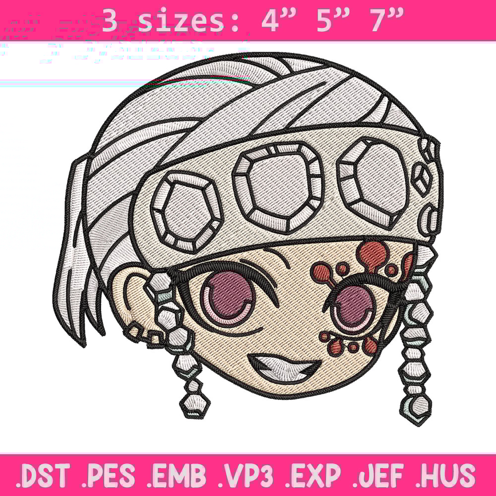 Tengen sticker Embroidery Design, Demon slayer Embroidery, Embroidery File, Anime Embroidery, Digital download..jpg