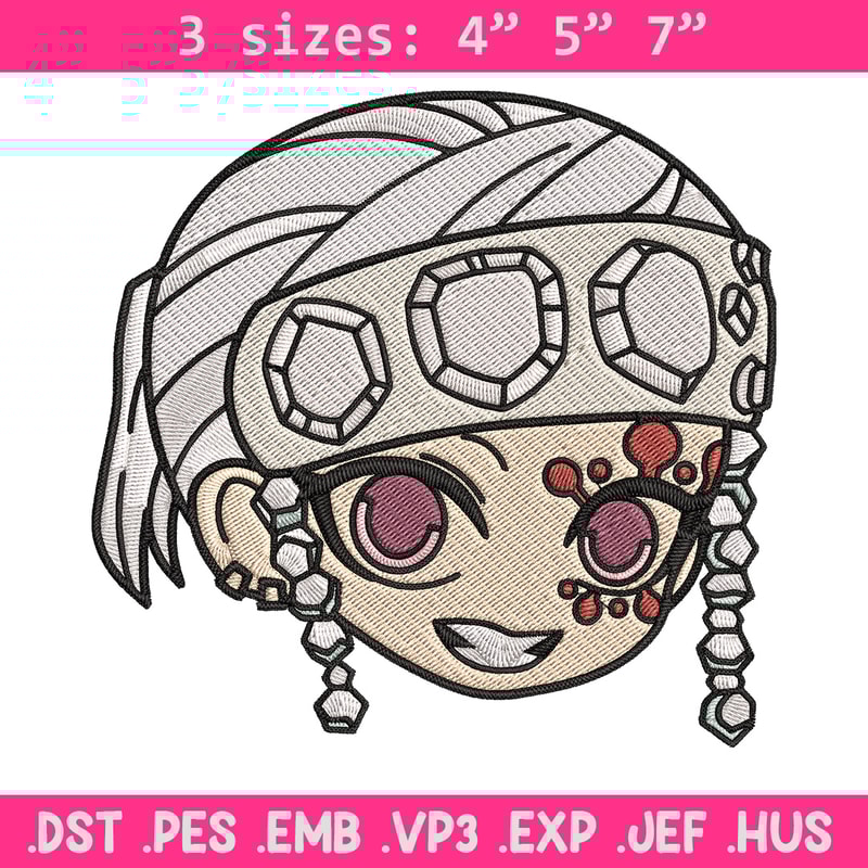 Tengen sticker Embroidery Design, Demon slayer Embroidery, Embroidery File, Anime Embroidery, Digital download..jpg