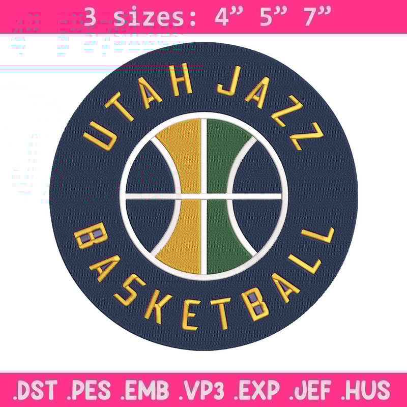 Utah Jazz logo embroidery design, NBA embroidery, Sport embroidery, Embroidery design,Logo sport embroidery.jpg