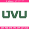 Utah valley logo embroidery design, Basketball embroidery, Sport embroidery, logo sport embroidery, Embroidery design.jpg