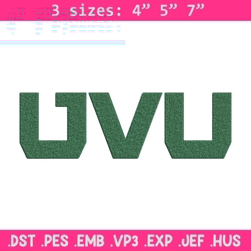 Utah valley logo embroidery design, Basketball embroidery, Sport embroidery, logo sport embroidery, Embroidery design.jpg