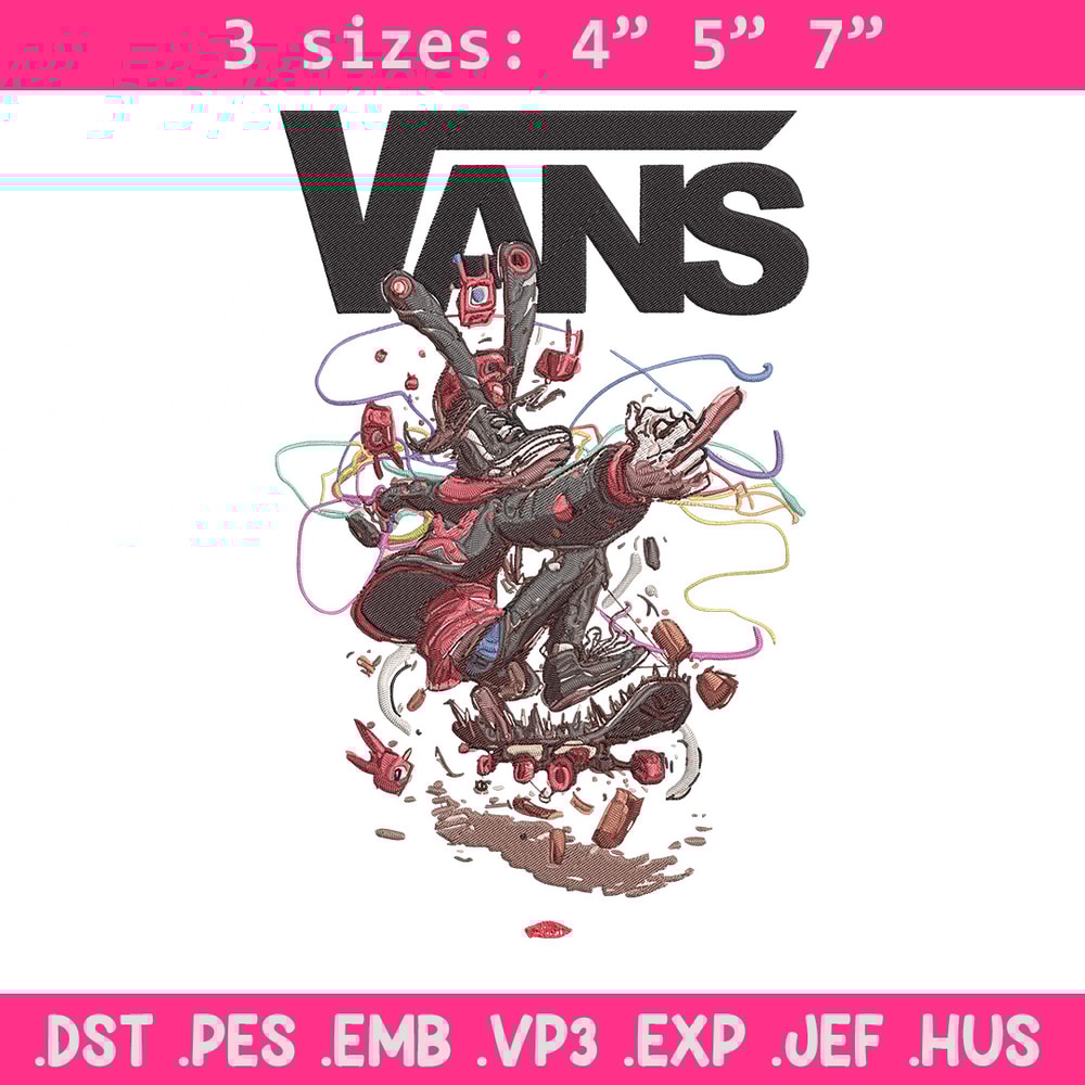 Vans logo Embroidery Design, Vans Embroidery, Embroidery File, Anime Embroidery, Anime shirt, Digital download.jpg