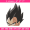 Vegeta peeker Embroidery Design, Dragonball Embroidery, Embroidery File, Anime Embroidery, Anime shirt, Digital download.jpg