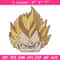 Vegeta peeker Embroidery Design, Dragonball Embroidery, Embroidery File, Anime Embroidery, Anime shirt,Digital download.jpg