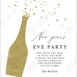 popped top - new year card