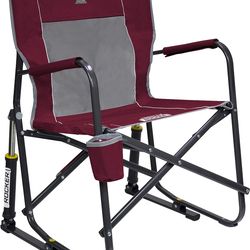 GCI Outdoor Freestyle Rocker Camping Chair - Red