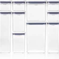 OXO Good Grips 10-Piece POP Container Set, White
