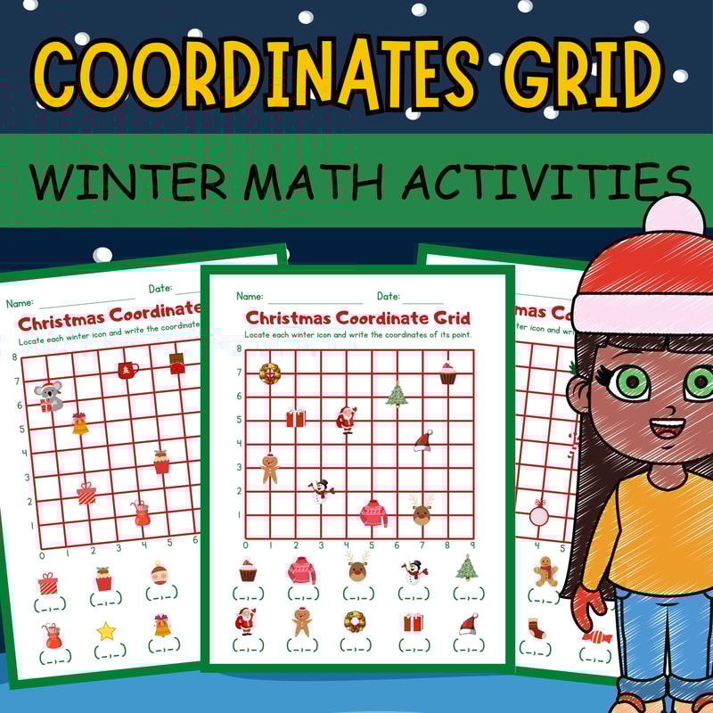 christmas-coordinates-grid-winter-math-activities-and-work-inspire-uplift for Free Printable Coordinate Grid Worksheets Christmas coordinates grid | Winter Math Activities and Work | Inspire Uplift for Free Printable Coordinate Grid Worksheets